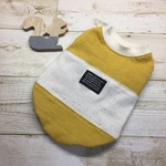 半袖Tシャツ＊ワイドボーダー（ミモザ）