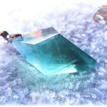📜 特売セール コード選択式 ブルーグリーンフローライト ネックレス ペンダント No.3482