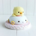 たまごカーに乗ったひよこ