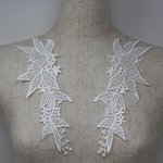 ケミカルレースモチーフ 1対 葉 キナリ (MLFB41KNJJJL)
