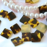 べっこうパールパーツ　#E　18mm　6個入り