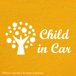 聖なる木　ホーリーツリー002　チャイルドインカー　child in car ★ ステッカー