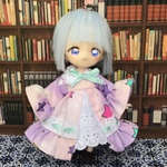 【オビツ11 服】ゆめかわフリフリワンピ