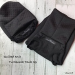 ⋆タートルネックTank top⋆Black ⋆受注生産