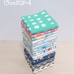 おりがみサイズはんかち　4枚　(受注生産）