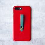ベルト付きイタリアンレザーブッテーロのiPhoneカバー/iPhoneケース 落下ベルトiPhone全機種対応