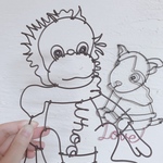専用ページ　ワイヤーアート  ワイヤークラフト　オラウータンオーダー