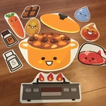 カレーライス　手遊びパネルシアター