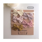 ベビーヘアバンドorクリップ選択可　✴︎c&s corduroy ribbon　ヘッドバンド　新生児・ベビー・キッズ用