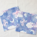 yumemiruユニコーン♥一枚仕立ての巾着２枚セット*