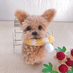 マフラーわんこ♡ヨークシャーテリア(mii wool&wool)