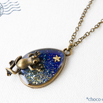 星目指すカエルのネックレス