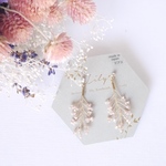 pale pinkのぷち小枝ピアス/イヤリング*送料無料