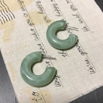 4個✦アクリルフープピアス