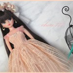 リカちゃんサイズ　 22cmドールサイズ　 アプリコット　ミラージュ flora