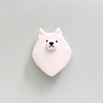 【受注制作】サモエド ブローチ
