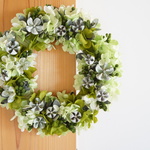 プリザーブドアジサイのリース