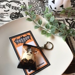 ハロウィンオバケのチョコレートパッケージキーホルダー