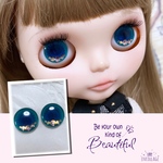 ブライス＊アイチップ 14mm グリーンジュエル　足短め