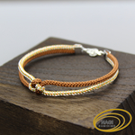 [送料無料] 叶結びの組紐ブレスレット