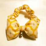 猫用 首輪 シュシュ   黄色タイル【再販】