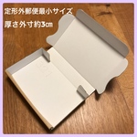 送料無料❣️6枚【⭐️⭐️⭐️】新定形外対応発送用小型ダンボール（内側白）