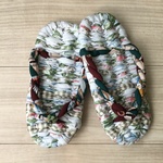 *送料無料*25cm*布ぞうり*ボタニカルカラー*グリーン系**