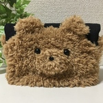 【受注製作】あったかハンドル防寒カバー(自転車チャイルドシート用)×くまちゃん