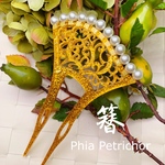 髪飾り着物 KW1810 かんざし 成人式 簪 結婚式 卒業式 透かし彫り  ヘアアクセサリー 卒業式 七五三 お正月 