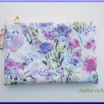 ★One side all skeleton pouch　LIBERTY　Karena　カレナ　19L　◆お薬手帳　母子手帳　通帳ポーチにも