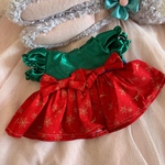 ステラルーちゃんのお洋服☆　クリスマスなチュールワンピース