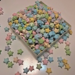 小さなスターシャワー パステル