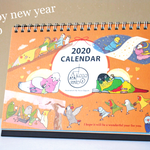 2020年インコさん卓上カレンダー