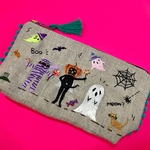 ハロウィン刺繍ファスナーポーチ☆