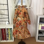 ボヘミアンワンピース22cmドール用