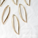 4pcs リーフデザインリング ゴールド