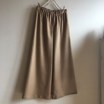 カシミヤ100％で作ったワイドパンツ