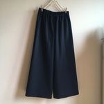 カシミヤウールＮＶで作ったワイドパンツ