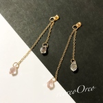 チェーンキャッチ クリスタルxピンク