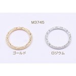 送料無料 30個 フレームパーツ 丸 模様入り 19mm M3745-R