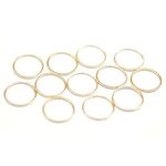 送料無料 20個 フレームパーツ 丸 ゴールド 17mm M110