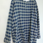 柔らかい起毛チェック　プルオーバーブラウス