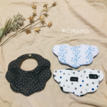 しましま三角模様(きいろ)のもくもくスタイ