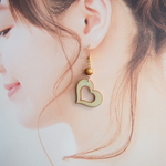 ☆天然木・木のぬくもりウッドイヤリングorピアス☆彡