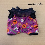 20cmぬいぐるみ用　ハロウィン服　ロンパースパープル