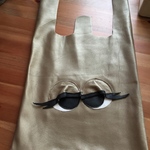 全て牛革で作った  おねむのエブリンエコバッグ     