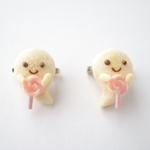 おばけパン ブローチ