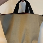 bamble0223様専用/トートバックL/ベージュ×ワインレッド