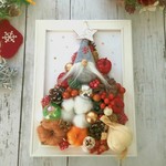 『つむつむ』みたいなクリスマスのフレーム2（クリスマス準備　結婚　新築祝い　誕生日　プレゼント）