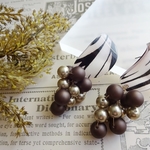 Zebra Pearl　ピアス